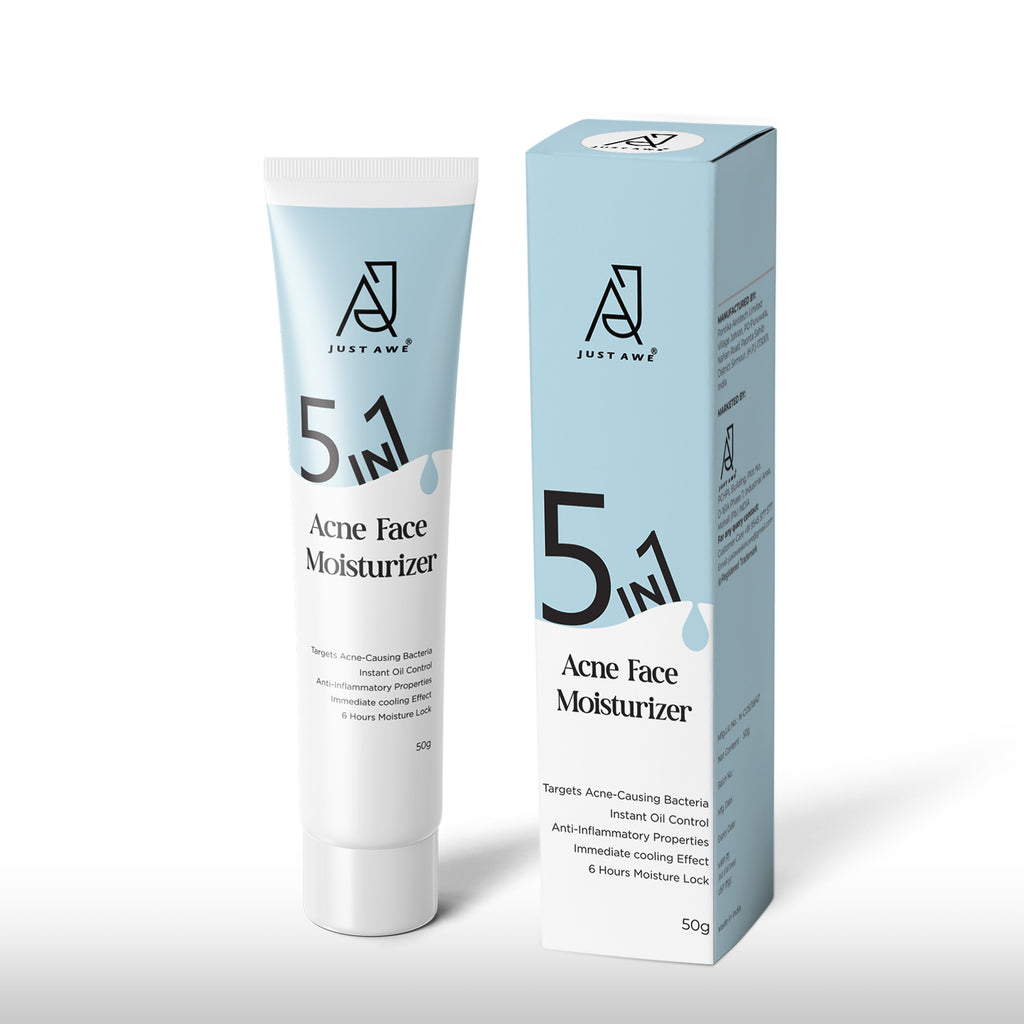 Just Awe 5 In-1 Acne Face Moisturizer - 50gm