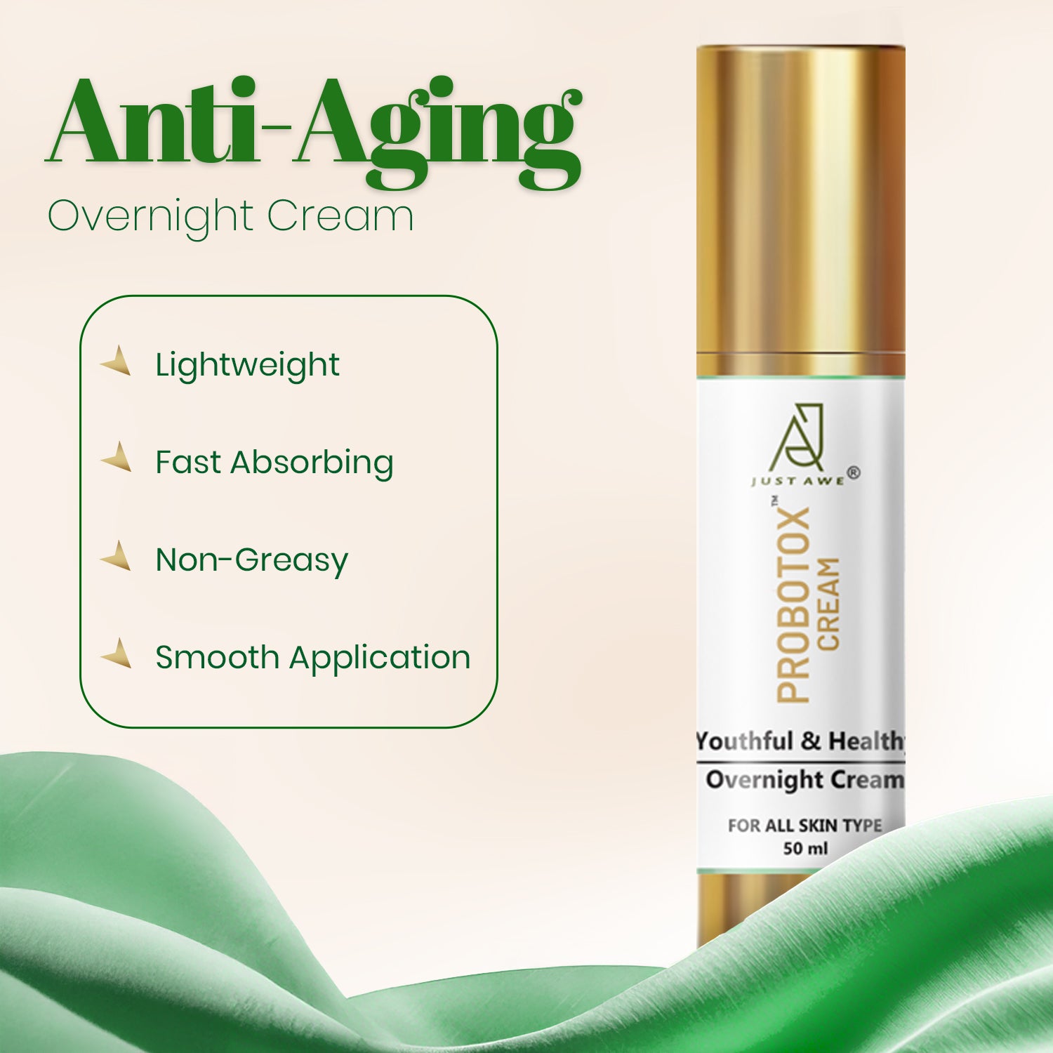 Just Awe Probotox Overnight Cream 50g